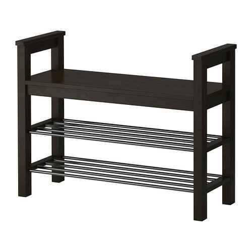Ikea shoe rack bench white sale